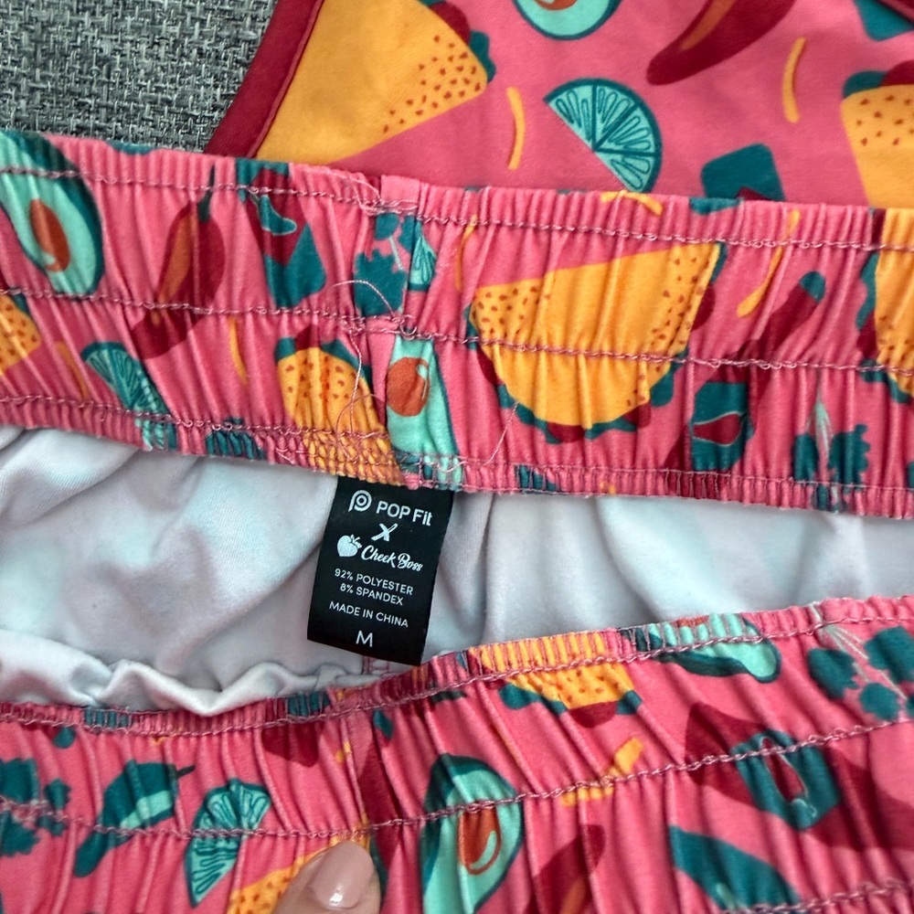 Pop Fit x Cheek Boss Pajama Set size Medium - Picture 4 of 4